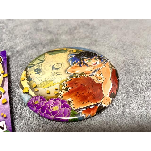 鬼滅の刃 原画展 吾峠呼世晴 コレクション缶バッジ 嘴平 伊之助の通販