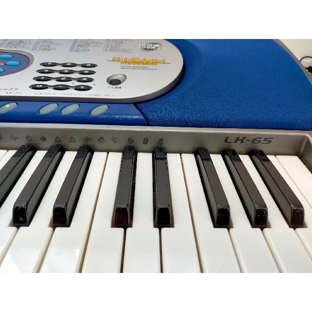 CASIO - CASIO カシオ キーボードLK-65 光ナビゲーション 電子ピアノの