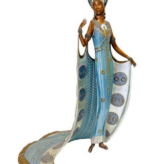 訳あり アールデコ巨匠【エルテ Erte】ブロンズ 人魚像 1988年製作 限定