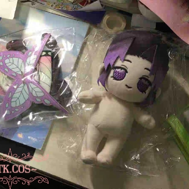 Q⑦1 鬼滅の刃 胡蝶 しのぶ ぬいぐるみ 20cm 高品質 プレゼント 人形の