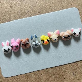 Stray Kids - 3dネイルパーツ 確認用【StrayKids SKZOO フェイス