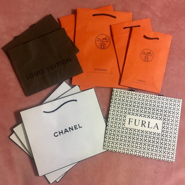 HERMES - ハイブランド 紙袋 ショッパーセット エルメス シャネル