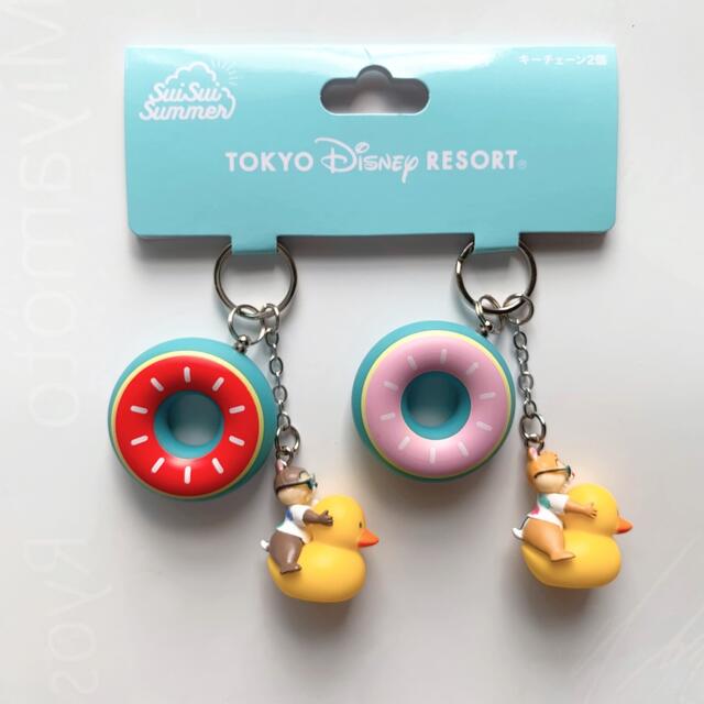 Disney - ディズニー スイスイサマー キーチェーン チップとデール