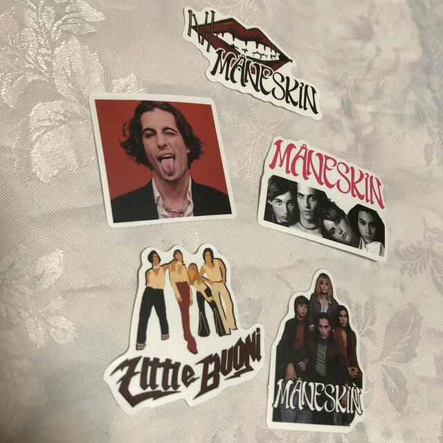 マネスキン ロックステッカー5枚セット maneskinの通販 by シャルム's