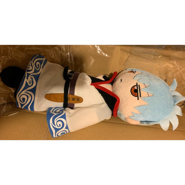 銀魂 坂田銀時 くったりクッション ぬいぐるみの通販 by 奈々美｜ラクマ