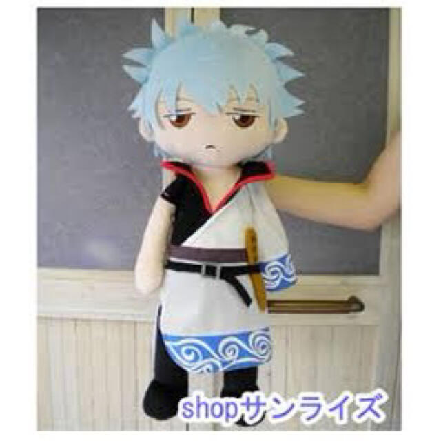 銀魂 坂田銀時 くったりクッション ぬいぐるみの通販 by 奈々美｜ラクマ