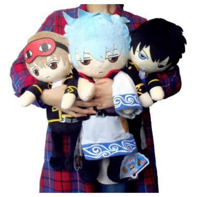 銀魂 坂田銀時 くったりクッション ぬいぐるみの通販 by 奈々美｜ラクマ