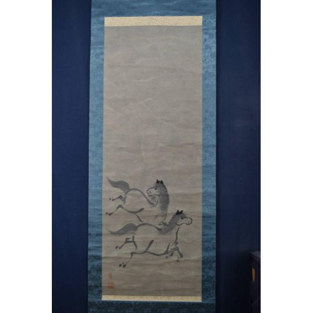 雲谷等顔/馬之図/掛軸☆宝船☆AA-51の通販 by 掛軸✩宝船✩'s shop