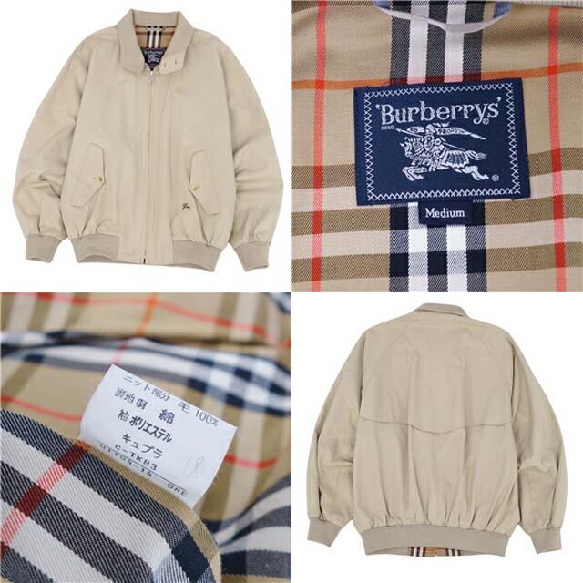 BURBERRY - バーバリー ジャケット スイングトップ ブルゾン メンズ 裏