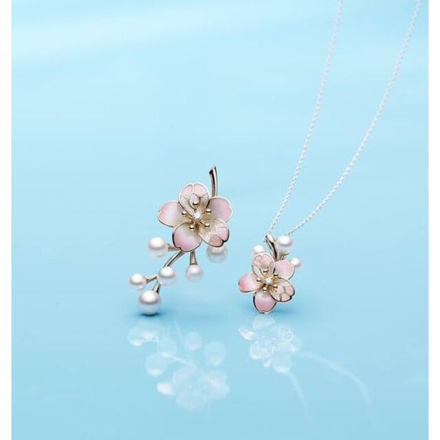 MIKIMOTO - 【今だけ特価!!】ミキモト アコヤパール 桜ブローチ♪新品