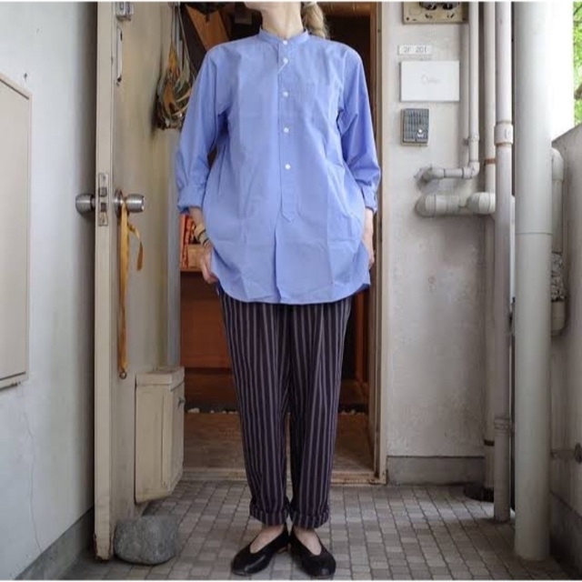 COMOLI - comoli コモリ バンドカラーシャツの通販 by ままむ｜コモリ