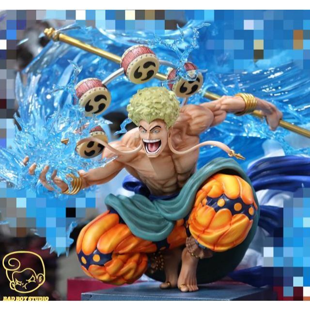 ワンピース エネル ゴッド 神 フィギュア 塗装済み完成品 ガレージ