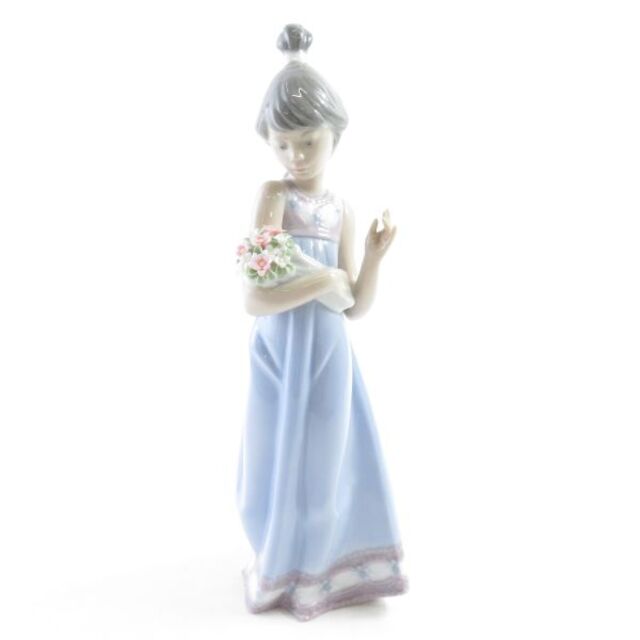 リヤドロ ＃5604「春の訪れ」 フィギュリン 置物 陶器人形 SC5477A1の