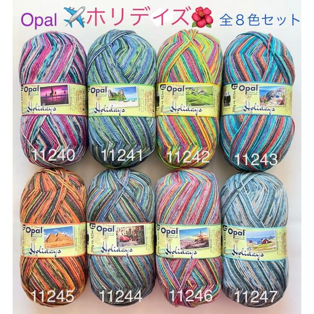 ✴️新作✴️ Opal オパール毛糸 注文 ホリデイズ 全8色セット