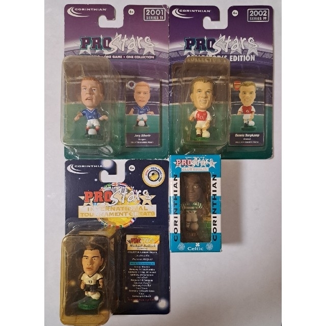 コリンシアン プロスターズ サッカー選手 フィギュア 4体セットの通販