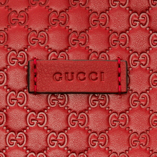 GUCCI - 新品 グッチ GUCCI ハンドバッグ マイクロ グッチ シマ レッド