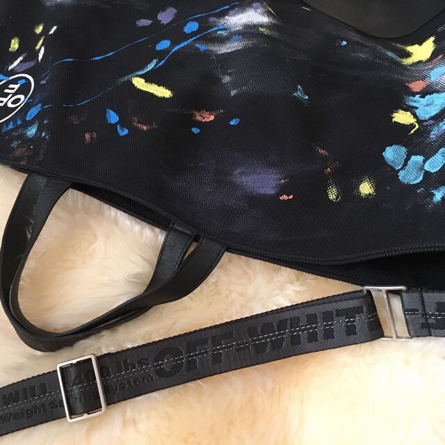 Off-White - OFF-WHITE 2WAYトートバッグの通販 by Momo' Shop｜オフ