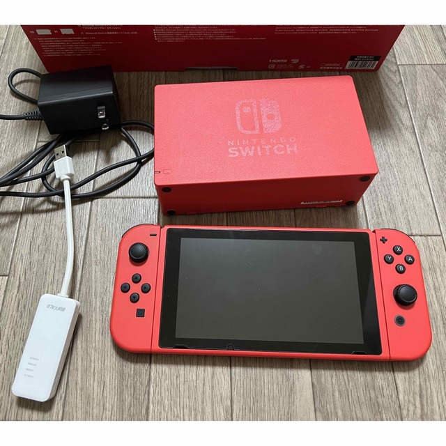 中古 Nintendo Switch マリオ レッド×ブルー の通販 by nekocafe13｜ラクマ