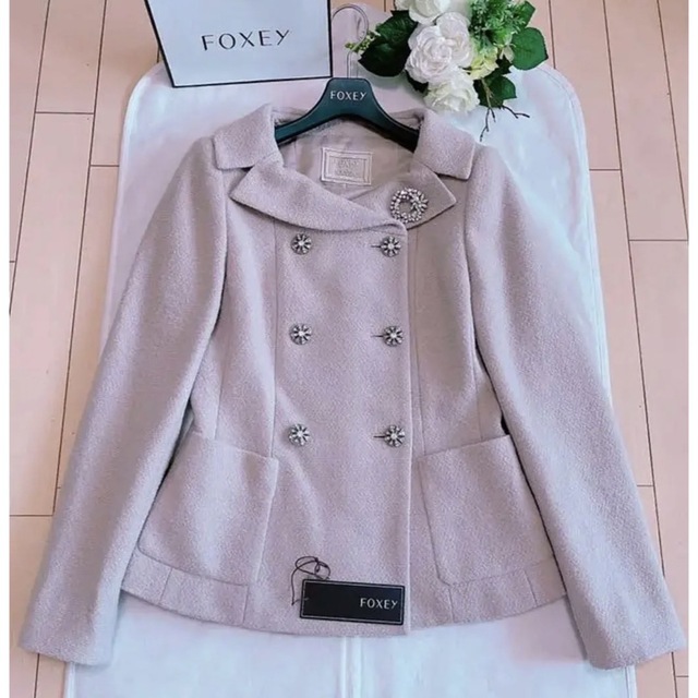 FOXEY - FOXEY 2020年ジュエル女優襟ジャケット38新品 reneの通販 by