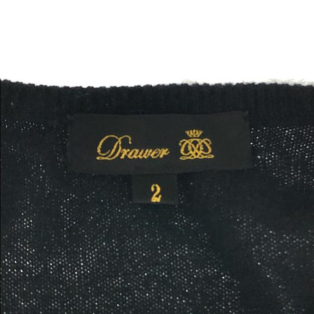 Drawer - Drawer / ドゥロワー | バックスリットクルーネックカシミヤ