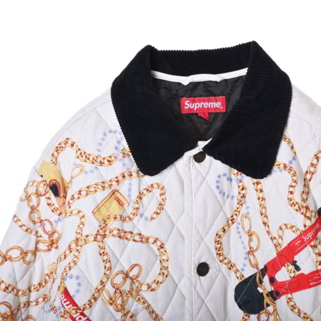 Supreme - Supreme チェーンプリント キルティング ジャケットの通販