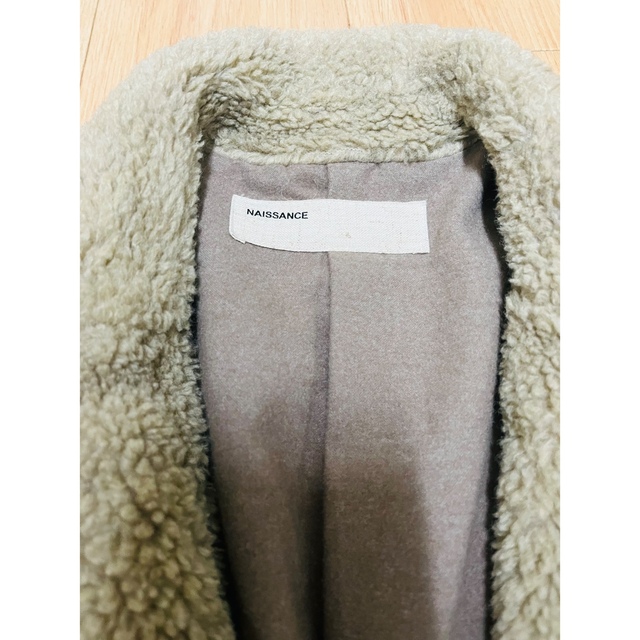 NAISSANCE - キムタク着 NAISSANCE ネサーンス ボア コート Lの通販 by