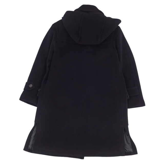 HERMES - 美品 エルメス HERMES コート ウール ダッフルコート レザー