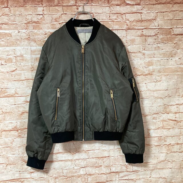 ZARA - ザラベーシック ZARA BASIC ジャケット ブルゾン MA-1