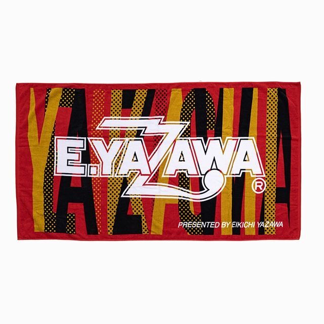 矢沢永吉 SBT スペシャルビーチタオル (ロゴ) EY レッド 非売品の通販