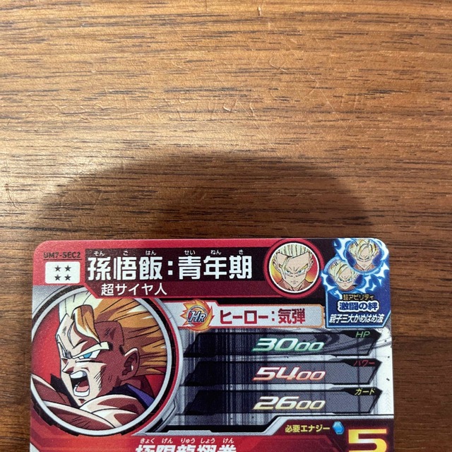 ドラゴンボール - ドラゴンボールヒーローズ UM7-SEC2 孫悟飯の通販 by