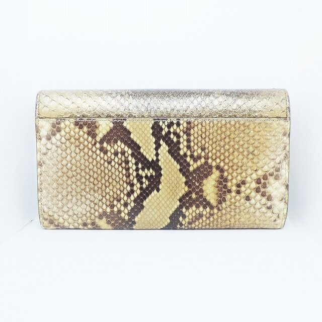 GUCCI - GUCCI(グッチ) 長財布 - 410100 パイソンの通販 by ブラン