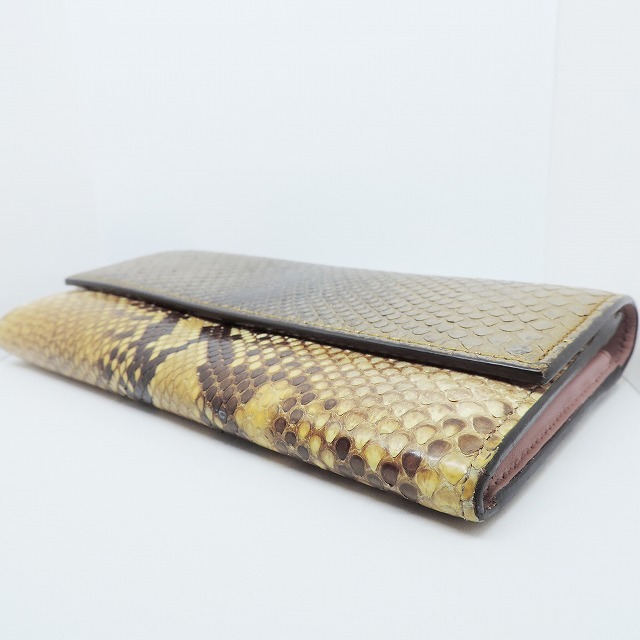 GUCCI - GUCCI(グッチ) 長財布 - 410100 パイソンの通販 by ブラン