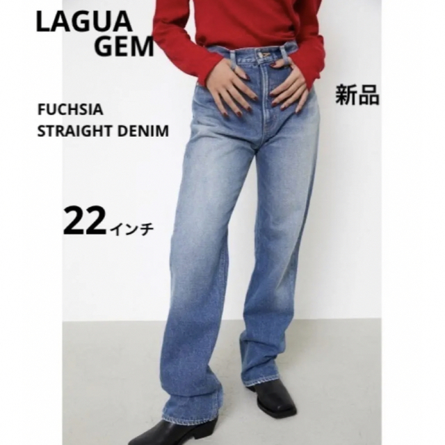新品LAGUA GEM♡ストレート デニム ジーンズの通販 by どるちぇ's shop