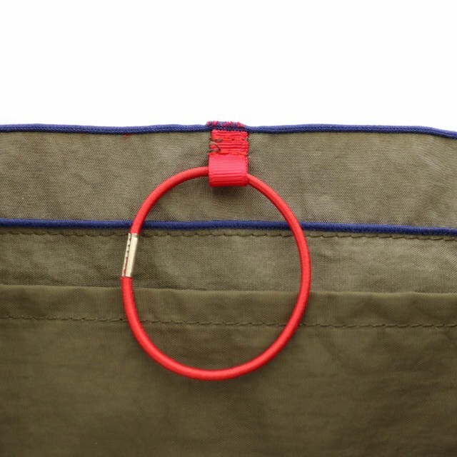 ケイタマルヤマ BALL & CHAIN ハンドバッグ エコバッグ(虎) カーキの