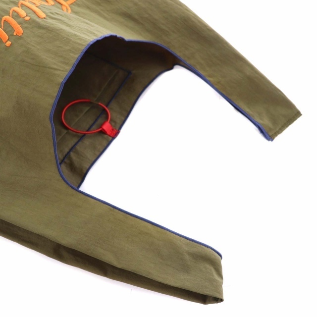 ケイタマルヤマ BALL & CHAIN ハンドバッグ エコバッグ(虎) カーキの