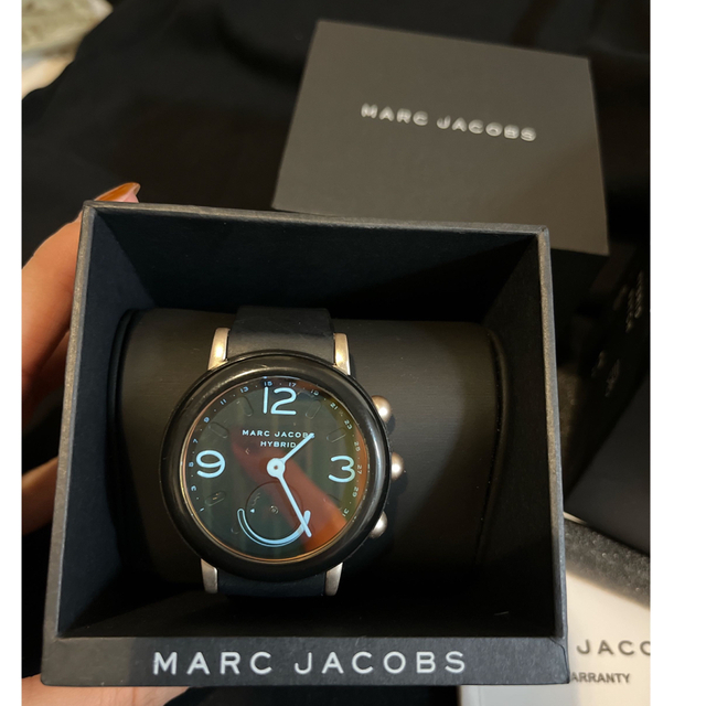 MARC JACOBS - ※値下げ Marc jacob hybridスマートウォッチ腕時計 黒の