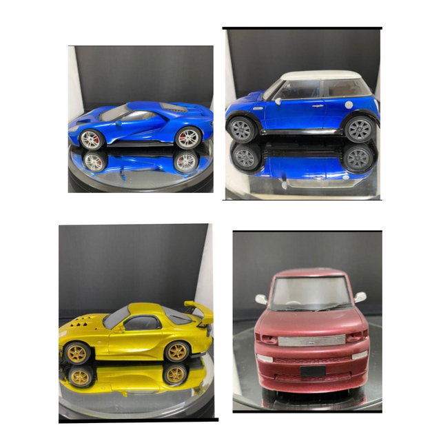 ジャンク品!! 車プラモデル 6箱セット（ジャンク品含む・画像の説明を参照