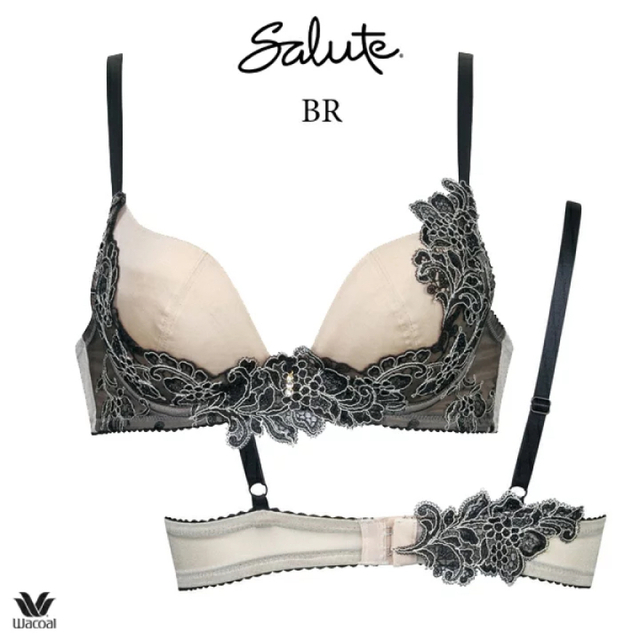 Wacoal - ワコール✨♥️サルート57グループビバラインブラF65ブラウン