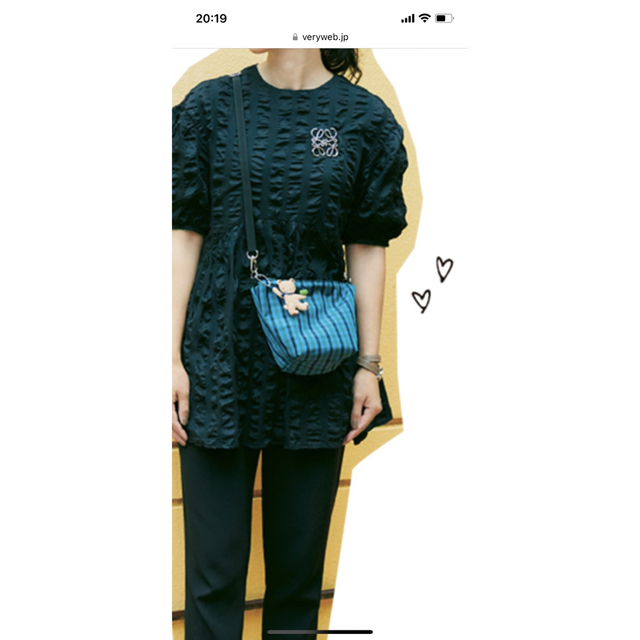 familiar - ファミリア familiar 舟形 ポシェット 緑チェック 旧