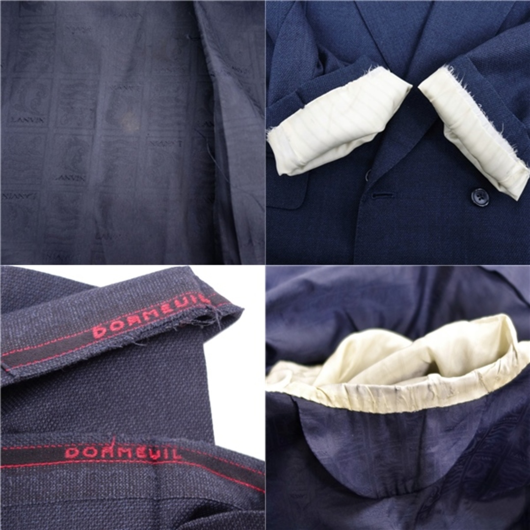 LANVIN - ランバン LANVIN セットアップ スーツ ダブルブレスト 無地