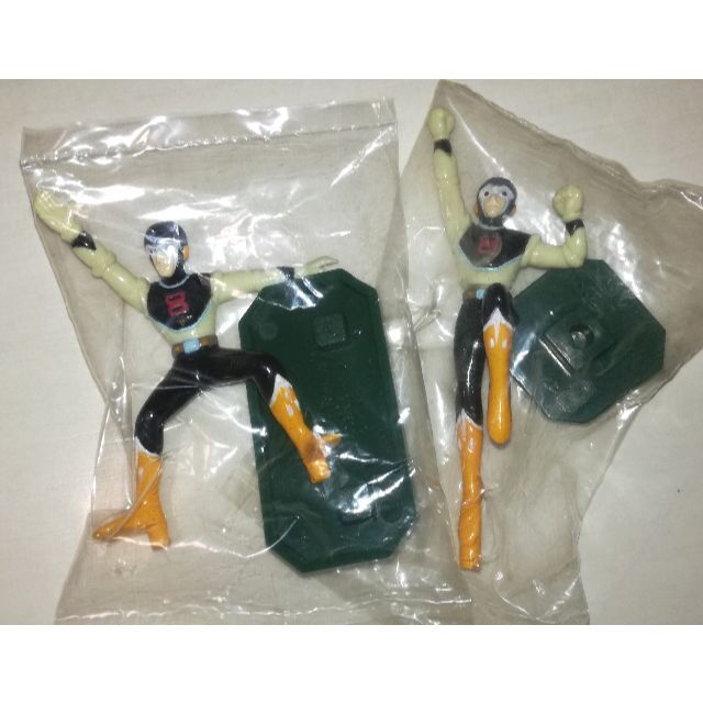 レア】エイトマン完全復刻版リアルフィギュア全4種＋丸美屋フィギュア