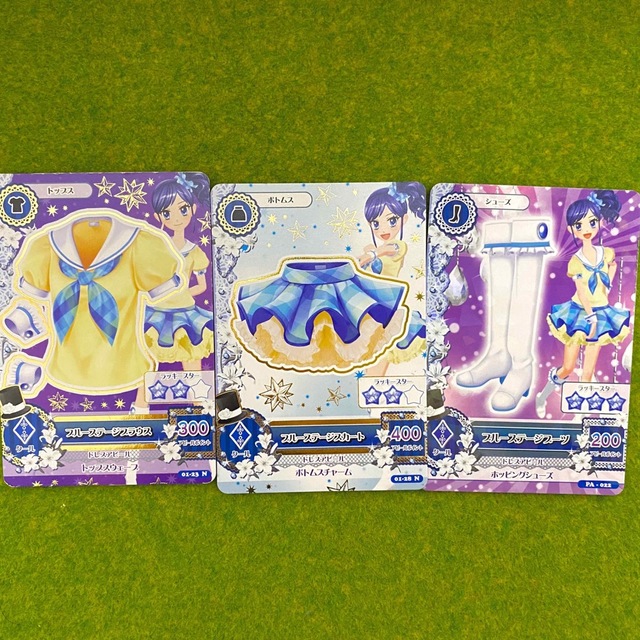 アイカツ! - アイカツカード 霧矢あおい制服 全3枚セットの通販 by