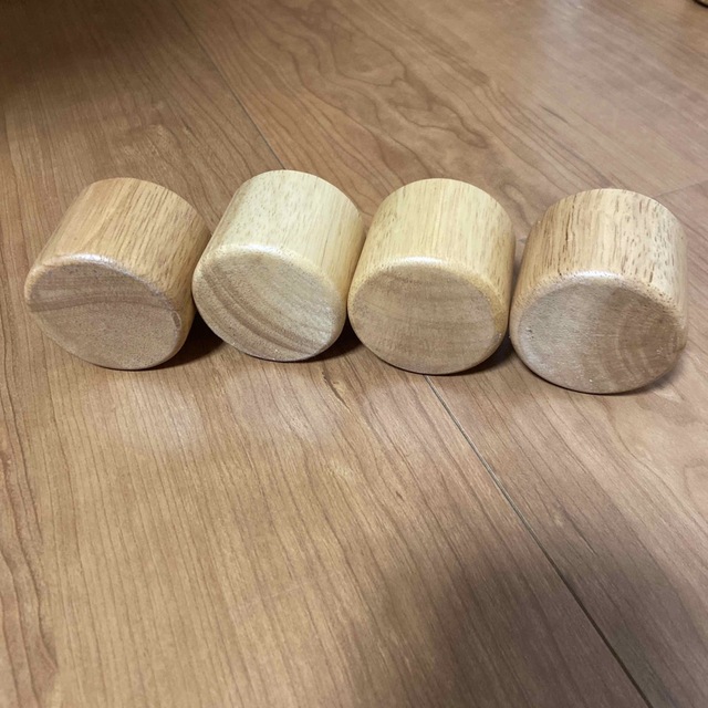 MUJI (無印良品) - 無印良品 木製脚・5cmナチュラル(M8) 4本組の通販