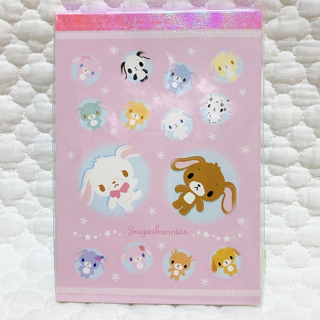 サンリオ - シュガーバニーズ 仲間 おともだち メモ帳 レトロ 激レアの