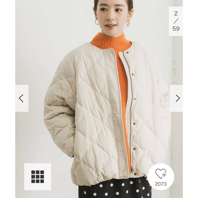 URBAN RESEARCH - 新品タグ付◉ コクーンキルティングダウン OFF