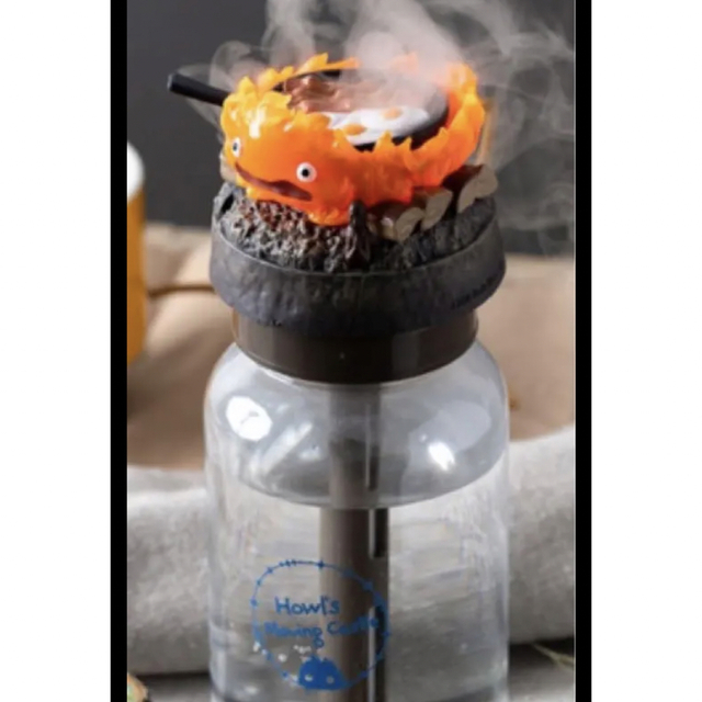 ハウルの動く城 ちいさな加湿器 カルシファーのベーコンエッグ