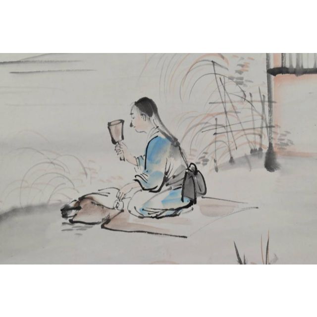 作者不詳/砧図/掛軸☆宝船☆AB-48の通販 by 掛軸✩宝船✩'s shop（匿名