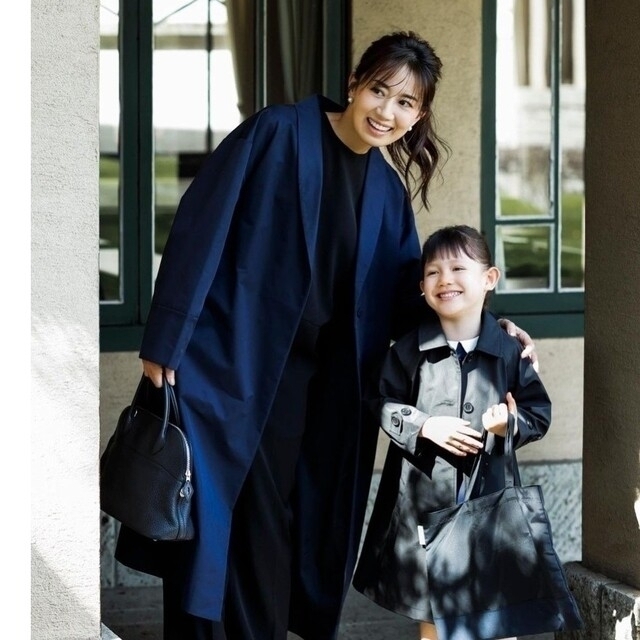 新品未使用】FORME 東原亜希 金子綾 ショールカラーコート（ネイビー