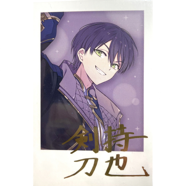 剣持刀也さん チェキ 箔押しサイン にじさんじの通販 by らくま's shop
