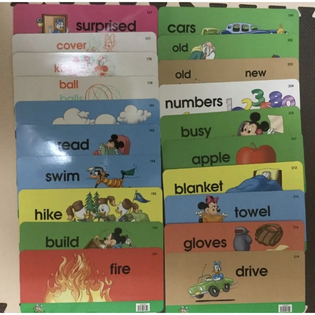 トークアロングカード 両面デジタル バラ売り DWE ディズニー英語